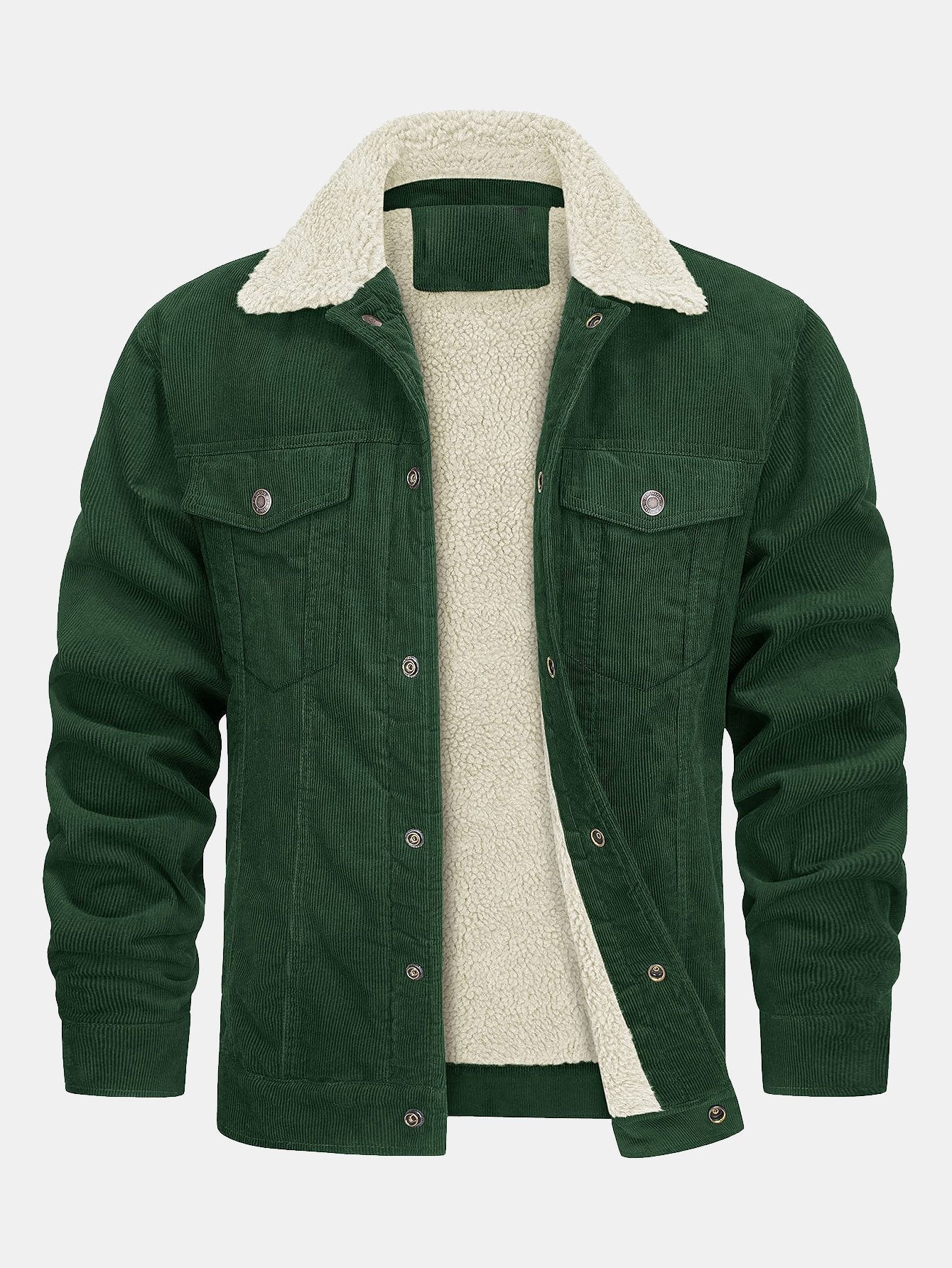 Teddygefütterte Cordjacke